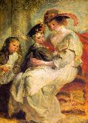 Helene Fourment and her Children, Claire-Jeanne and Francois Peter Paul Rubens